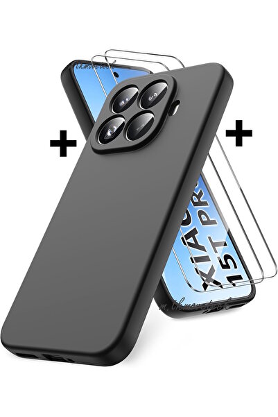m.tk moveteck Xiaomi Mi 15T Pro Kılıf Kamera Korumalı Yumuşak Renkli Mat Sili...