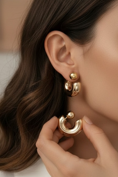 Sevilgülgünfinecrafts أقراط ذهبية