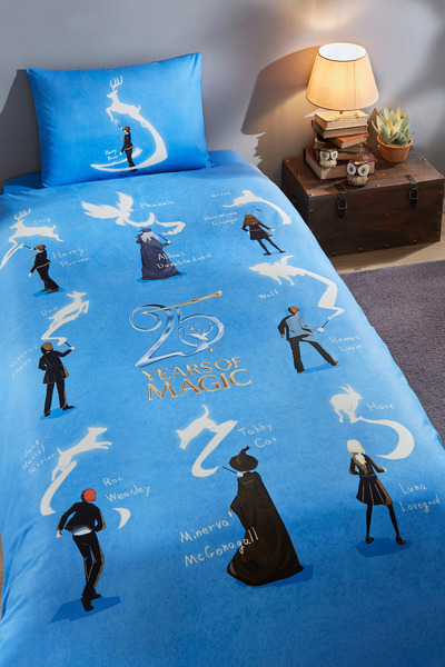 Özdilek Ranforce Harry Potter Patronus (Licensed) Single Duvet Cover Set Blue