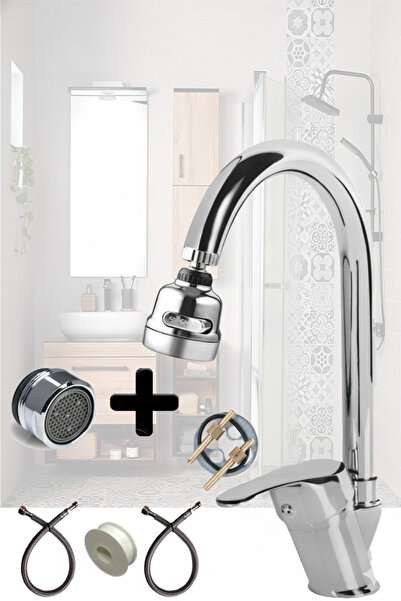 tesitay Mutfak Bataryası, Eviye Bataryası, Evye Armatür Musluk Kapalı Kol Del...