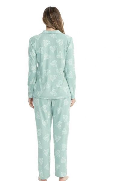 U.S. Polo Assn. Γυναικεία σετ πιτζάμες με άδεια USPA - Μπροστινά ρούχα με κουμπιά
