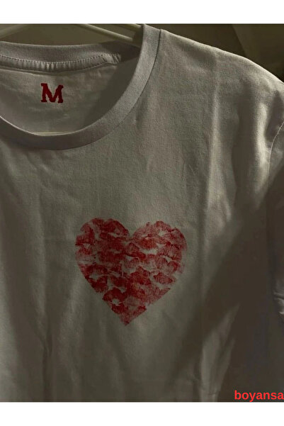 boyansa 1 adet rich kırmızı kumaş boyası + tek yıldız sabitleme ( öpücüklü T-Shirt boyası özel set )