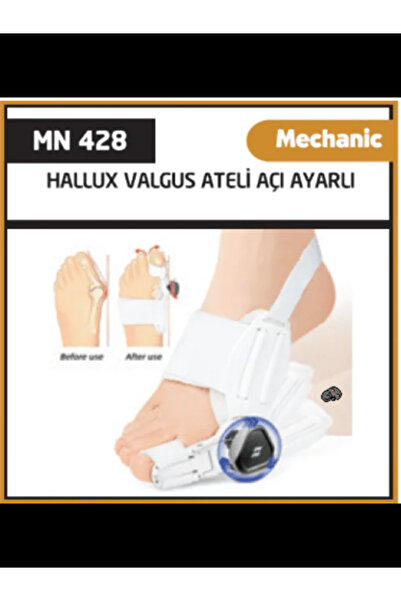 Minion Hallux Valgus Açı Ayarlı Gece Ateli Ayak Baş Parmak Kemik Çıkıntısı Düzeltici Aparat Atel
