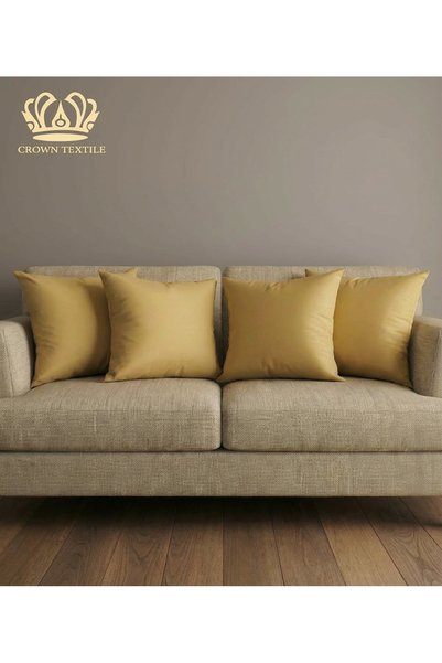 Crown Textile خدادية 45*45 سم بملمس ناعم بحشوة من الألياف الدقيقة الناعمة وغطاء بقماش ناعم من أجود أنواع الأقمشة