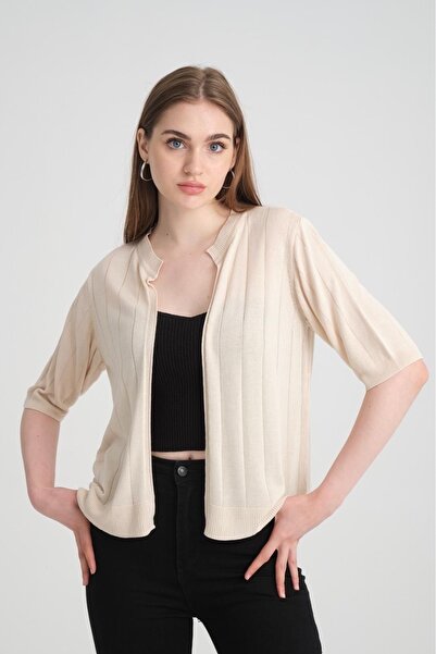 sumoda Women's Knitwear Thin Short Sleeve Summer Mercerized Casual Jacket Car...