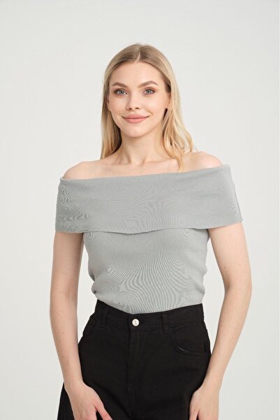 sumoda Γυναικεία Ρούχα Μπλούζα Madonna Πέτο Off The Shoulder Κοντό Καλοκαιρινή Μπλούζα Lycra