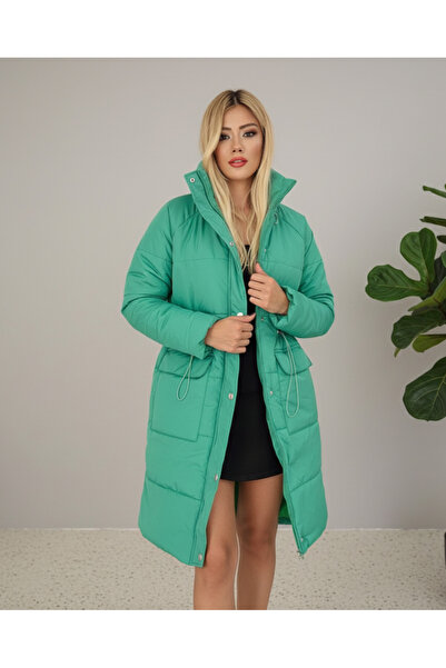 MQ Women's mid-length puffer winter jacket