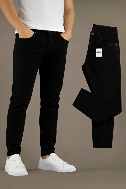 BM BALANCEMODA Ανδρικό τζιν παντελόνι με λεπτή εφαρμογή