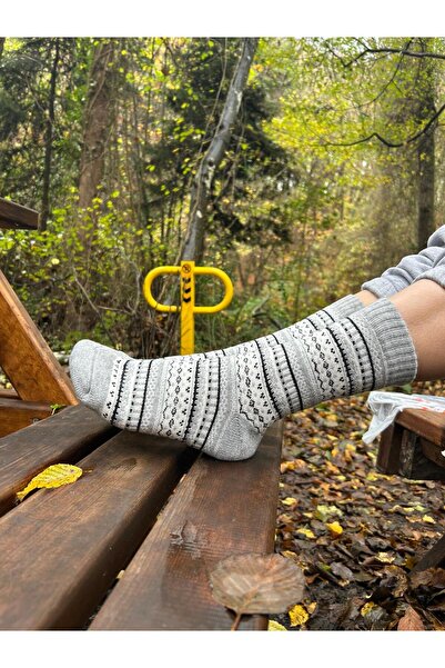 Aslan Ethnic Pattern Thermal Winter Women's Socks