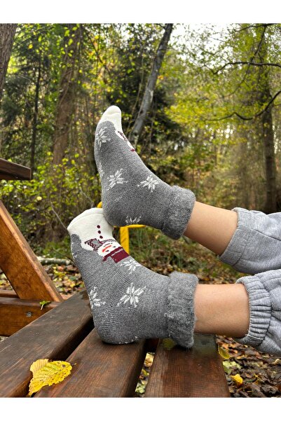 Aslan ŞARDONLU HAVLU KIŞLIK KARDAN ADAM KADIN ÇORAP