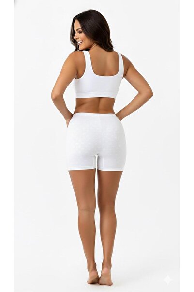 Roft & Pink 10-Pack Women's High Waist 100% Cotton Heart Shorts Panties