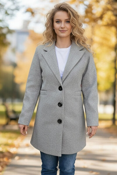 OEM Palton dama iarna gri