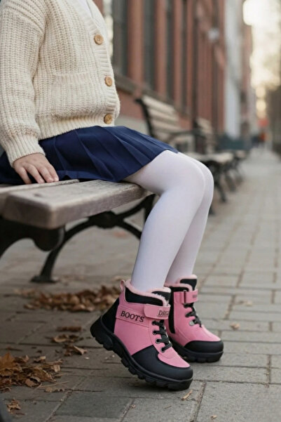 DİGGO Χειμερινές μπότες για κορίτσια με φερμουάρ και βέλκρο, ανθεκτικές στο νερό και το κρύο