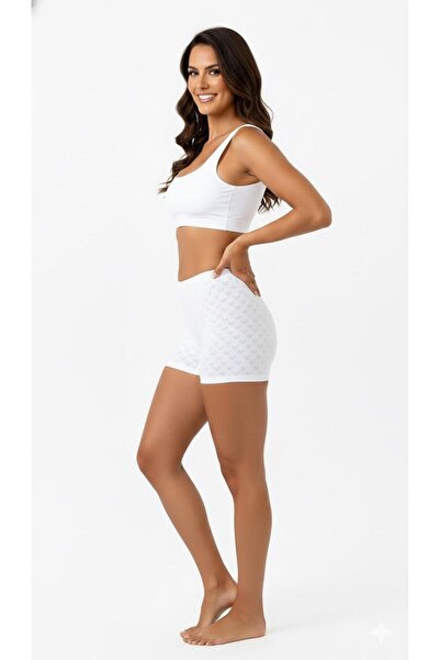 Roft & Pink 3-Pack Women's 100% Cotton High Waist Heart Shorts Panties