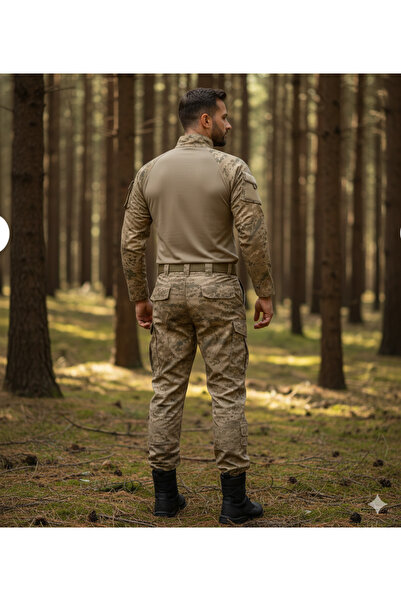 şafak25 Μπλουζάκι στρατιωτικού εξοπλισμού Gendarmerie Camouflage Beige Combat Operation
