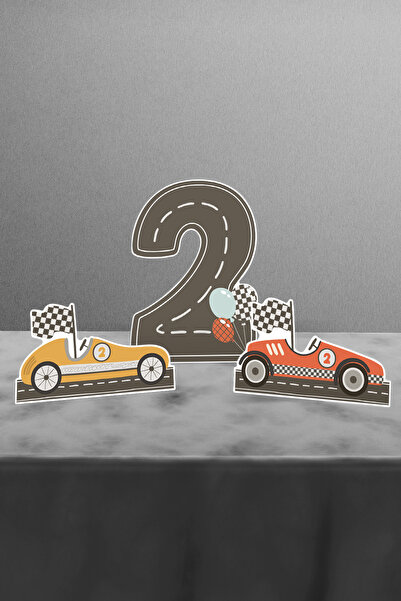 Hey Parti 3 قطع من زينة الطاولة بتصميم سيارة قديمة عمرها عامين (سوف تتحطم عشية عيد الميلاد)