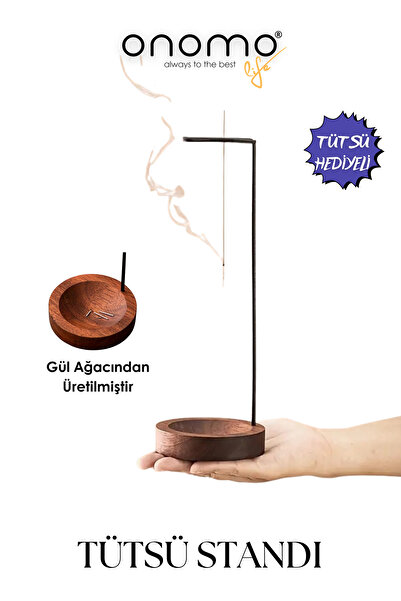 Onomo Life Tütsü Standı, Ahşap Tütsülük Tutucu, Meditasyon