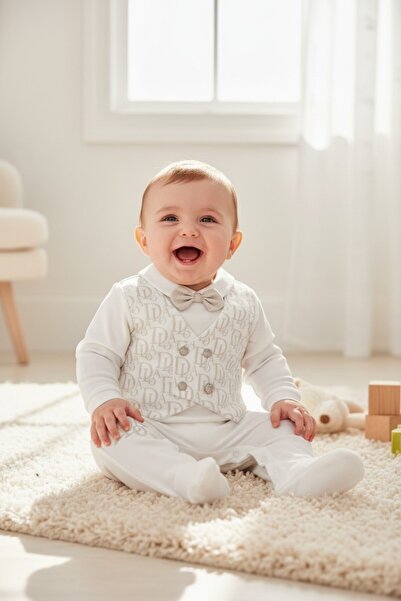 Butik Babydola Papyonlu Arkandan Ve Alttan Çıtçıtlı Tulum