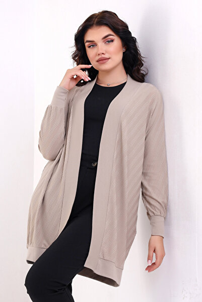 Şiir Gweru Kadın Penye Italyan Reglan Düz Etek Uzun Kol Örme Jakarlı Esnek Hı...