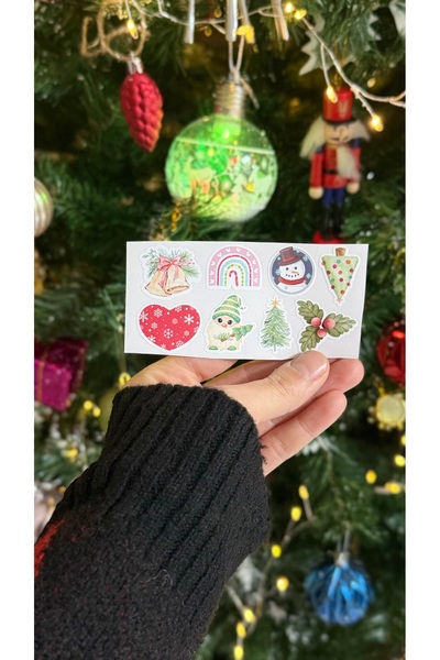 eylülün etiket fabrikası Set de mini autocolante opace tematice de Anul Nou /...