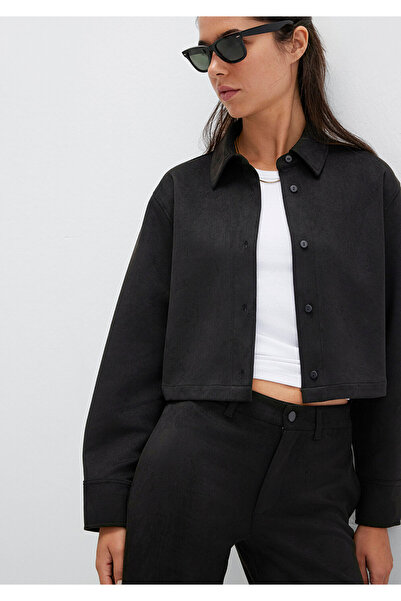 Mavi Suni Süet Siyah Gömlek Regular Fit / Normal Kesim 1211278-900