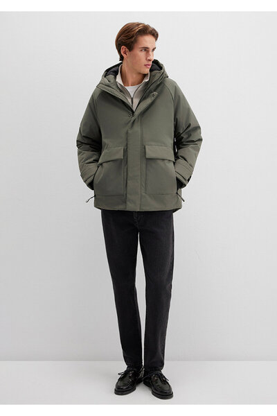 Mavi Pocket Detailed Khaki Coat Loose Fit / Relaxed Fit 0110467-85485