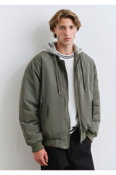 Mavi Πράσινο παλτό με κουκούλα 0110563-86961