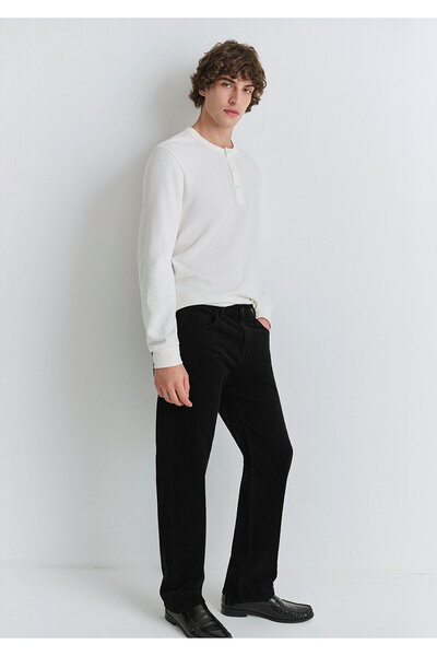 Mavi Παντελόνι Lisbon Black Velvet 0010039-30269