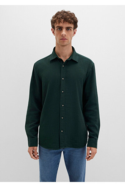 Mavi Green Shirt Regular Fit / Regular Cut 0211518-85370