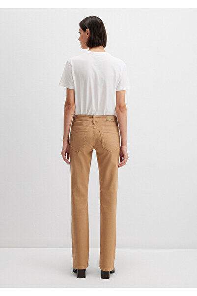 Mavi Mona Beige Gabardine Trousers 1049791198
