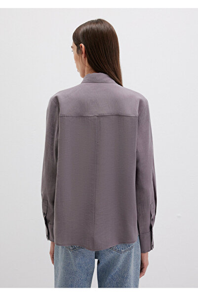 Mavi Μωβ Tencel TM Liyosel πουκάμισο Loose Fit / Χαλαρή Άνετη Κοπή 1211373-90721