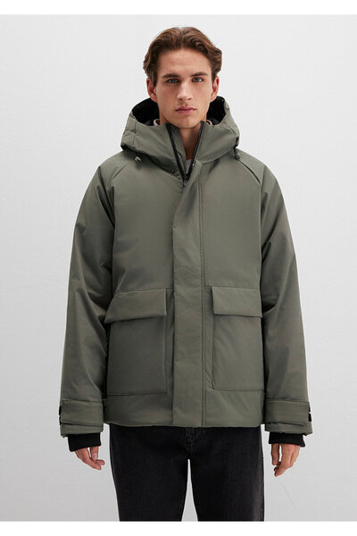 Mavi Pocket Detailed Khaki Coat Loose Fit / Relaxed Fit 0110467-85485