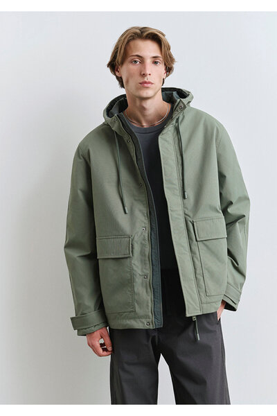 Mavi Hooded Green Coat 0110620-80692