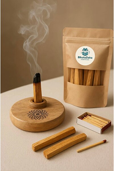 BikutuDaha Aromatik Ferahlık %100 Doğal Palo Santo 30 gr (2-3 ) Adet
