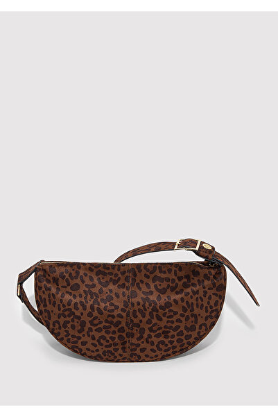 Mavi Τσάντα χιαστί με σχέδιο λεοπάρ από συνθετικό καστόρι 1912622-26823