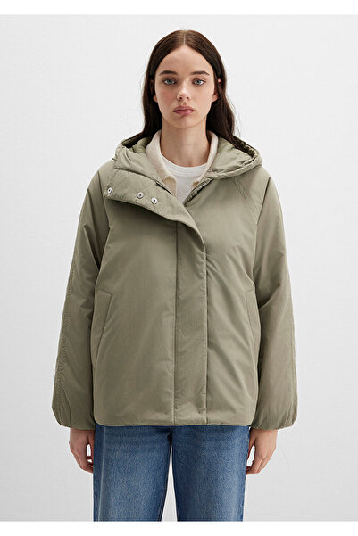 Mavi με κουκούλα Χακί Μπουφάν Loose Fit / Χαλαρή Άνετη Κοπή 1110762-71818