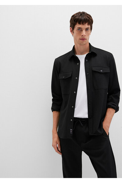 Mavi Black Black Pocket Shirt Regular Fit / Regular Cut 0211729-900
