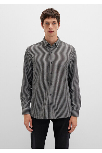 Mavi Ανδρικό πουκάμισο Anthracite M0211669-90902