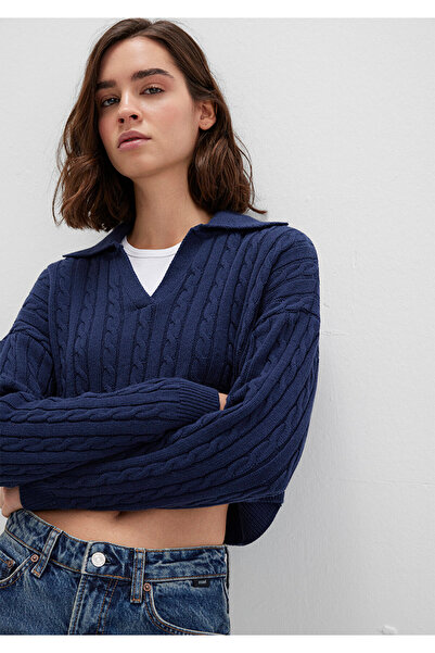 Mavi Navy Blue Knitwear Polo 1710717-70497