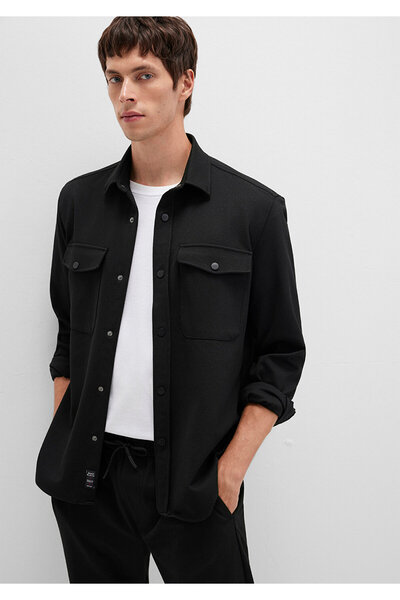 Mavi Black Black Pocket Shirt Regular Fit / Regular Cut 0211729-900