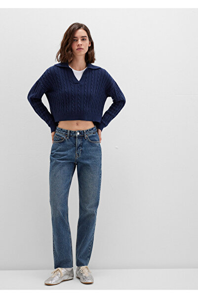 Mavi Navy Blue Knitwear Polo 1710717-70497