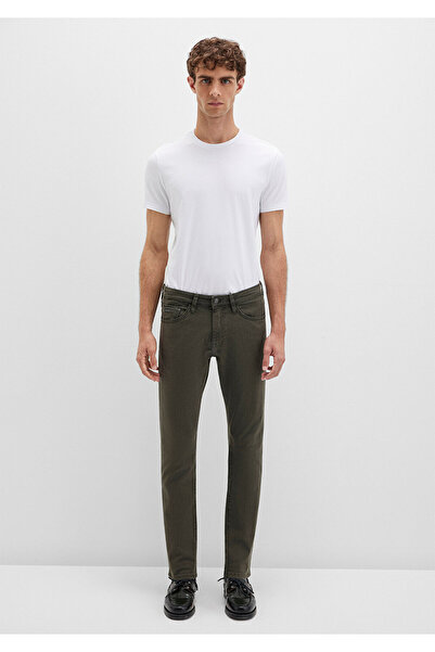 Mavi Παντελόνι Jake Black σε σκούρο πράσινο γκαμπαρντίνα 0042290685