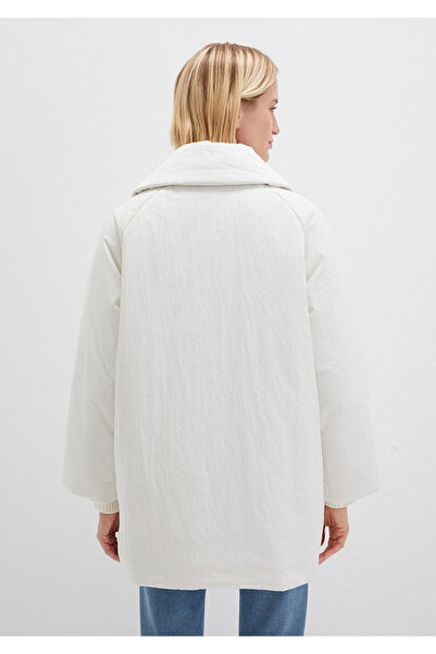 Mavi Παλτό εκρού με λεπτομέρεια γιακά, κανονική εφαρμογή / κανονικό κόψιμο 1110535-70052