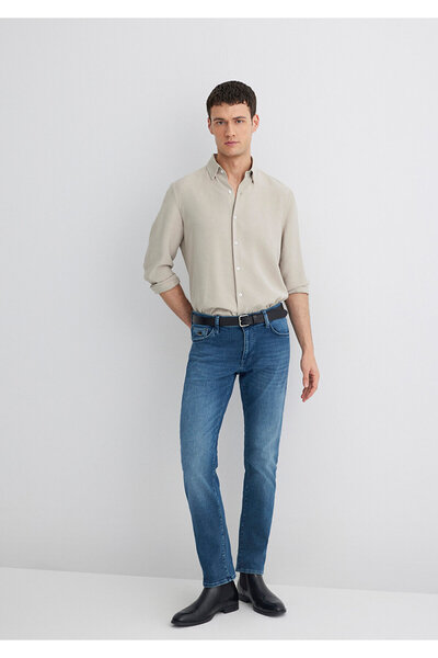 Mavi Jake Lux Black Shaded Indigo Blue Jean Pants 0042289559