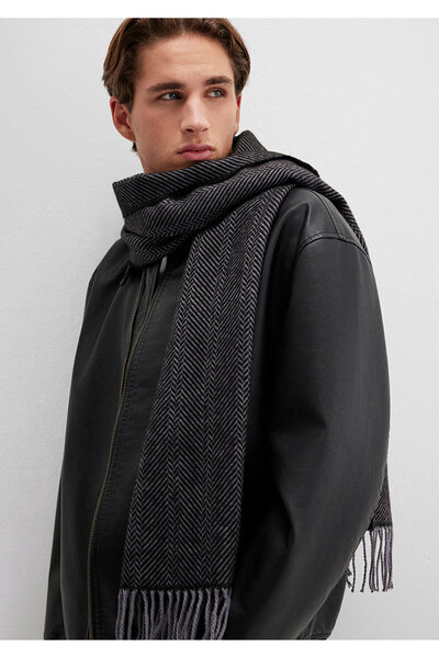 Mavi Bedruckter schwarzer Schal 0912301-900