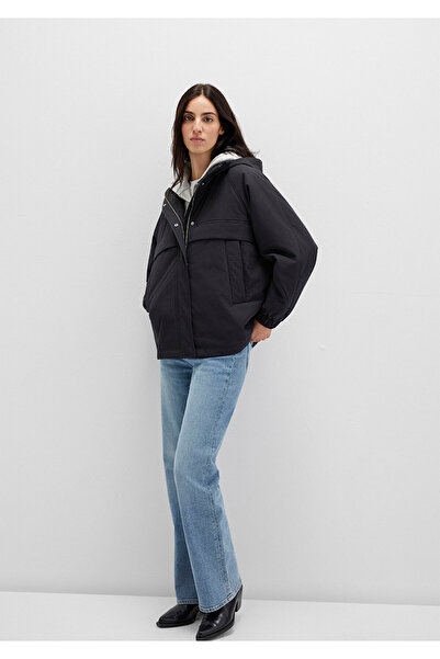 Mavi Αδιάβροχο K με κουκούλα Μαύρο Μπουφάν 1110348-900