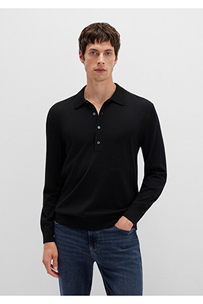 Mavi Buttoned Black Wool Sweater 0710382-900