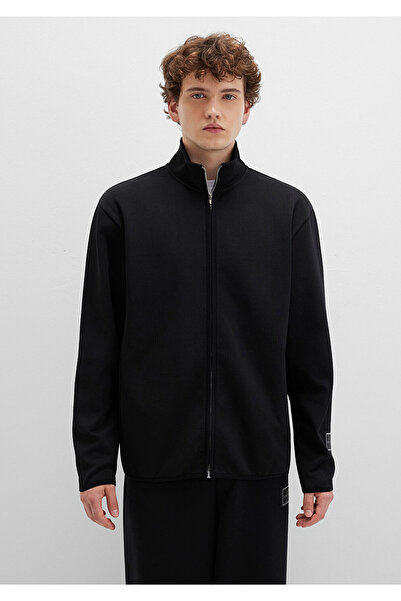 Mavi Schwarzes Polo-Interlock-Sweatshirt 0S10514-900