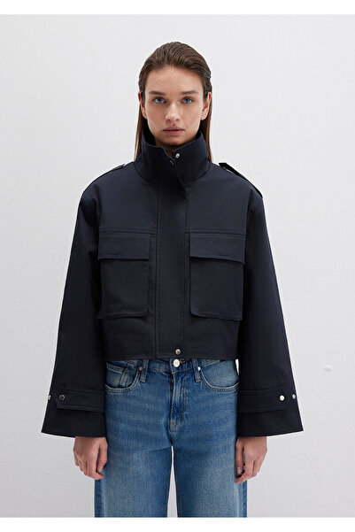 Mavi Oversize Navy Blue Women's Jacket M1110708-70497