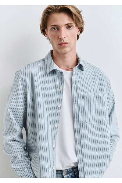 Mavi Ριγέ πουκάμισο Regular Fit / Κανονική εφαρμογή 0211696-90915